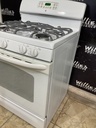 Ge Used Natural Gas Stove 30inches (White) 