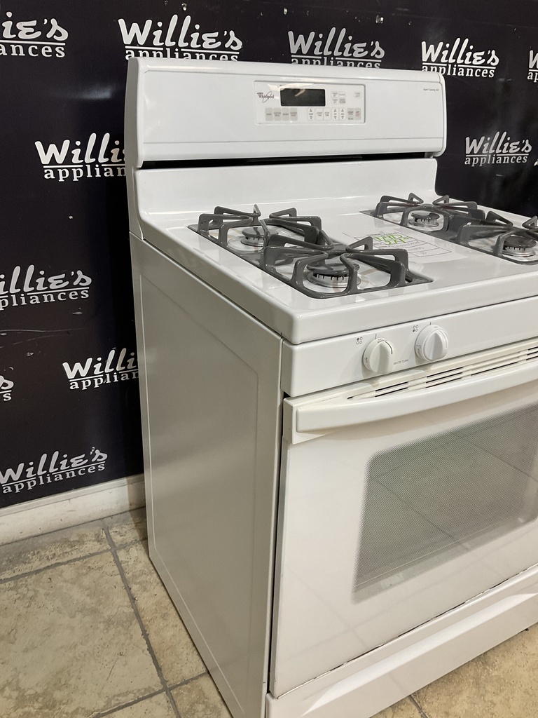 Whirlpool Used Natural Gas Stove 30inches (White) 