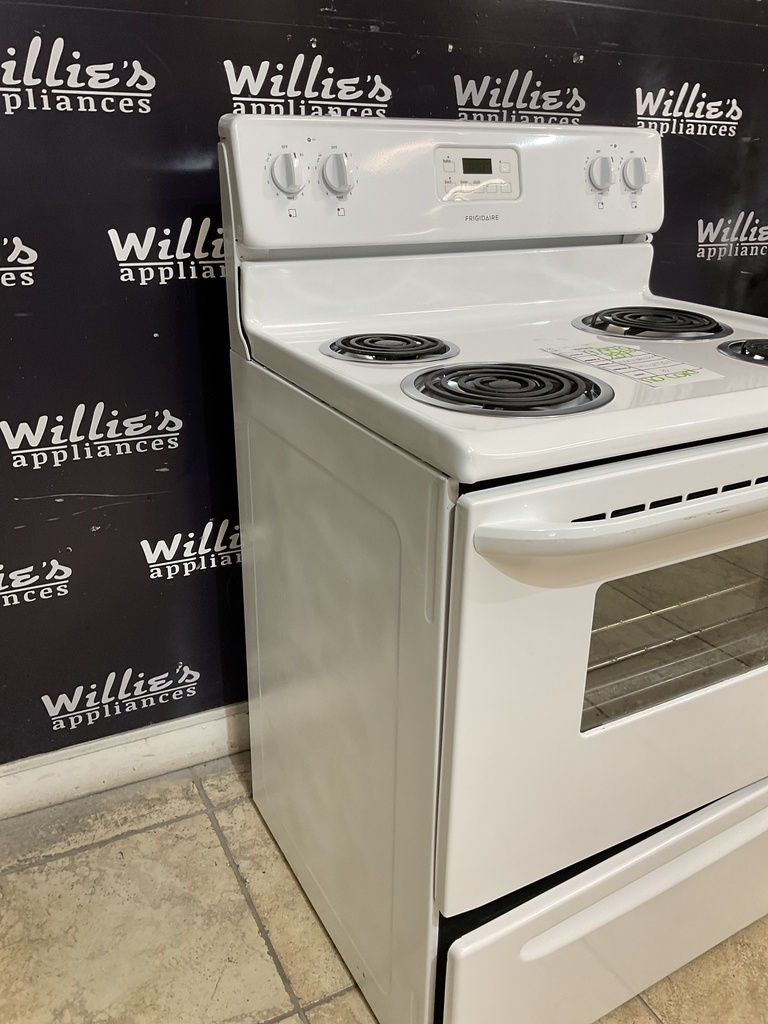 Frigidaire Used Electric Stove 220volts (40/50 AMP) 30inches {no cord} (White) 