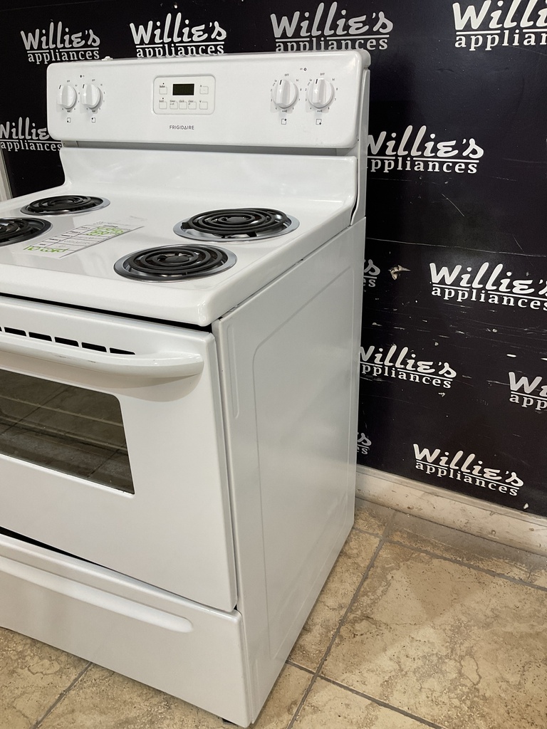 Frigidaire Used Electric Stove 220volts (40/50 AMP) 30inches {no cord} (White) 