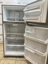 Frigidaire Used Refrigerator Top and Bottom 30x65 1/2” (Stainless Steel) 