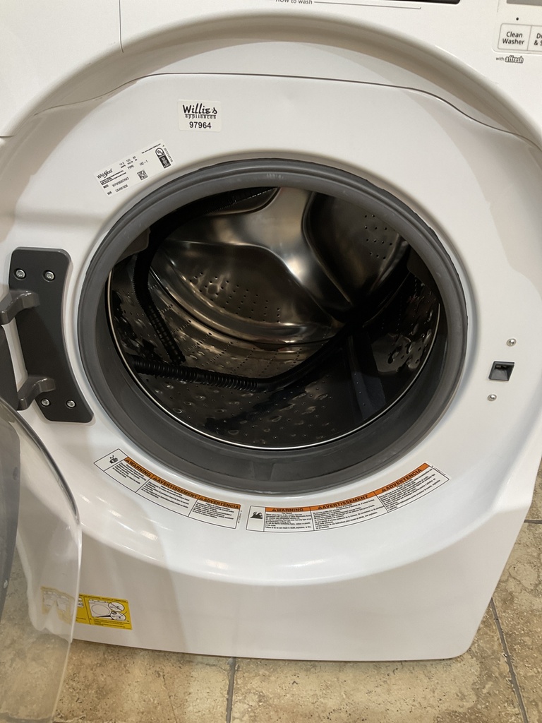 Whirlpool Used Washer Front-load 27inches (White) 