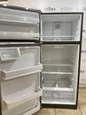 Ge Used Refrigerator Top and Bottom 28x66 1/2” (Stainless Steel) 