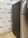 Ge Used Refrigerator Top and Bottom 28x66 1/2” (Stainless Steel) 
