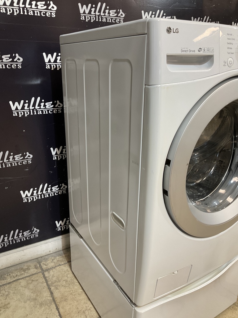 Lg Used Washer Front-load 27inches (White) 