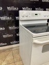 Ge Used Electric Stove 220volts (40/50 AMP) 30inches {4 prong} (White) 