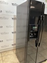 Whirlpool Used Refrigerator Side by Side 33x65 1/2” (Black)