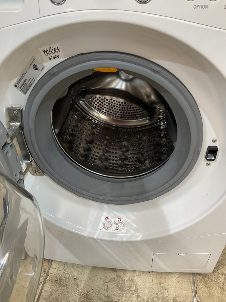 Lg Used Electric Set Washer/Dryer 220volts (30 AMP) 23 1/2” {3 prong} (White) 