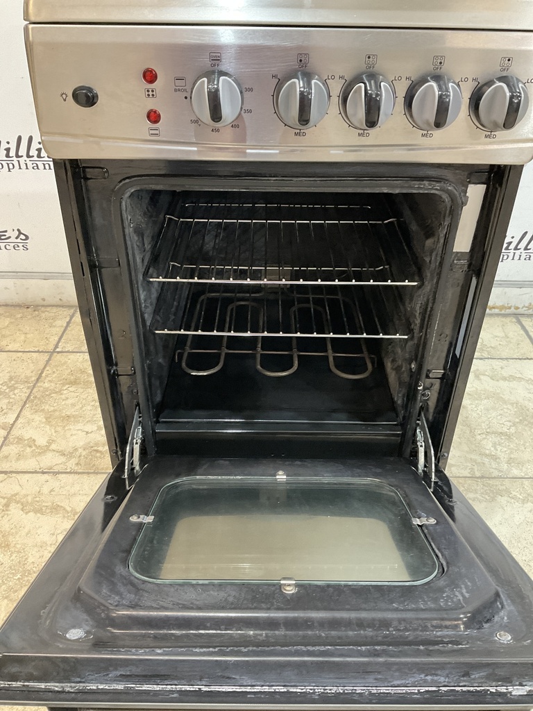 Avanti Used Electric Stove 220volts (40/50 AMP) 19 1/2”inches {3 prong} (Stainless Steel) 
