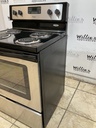 Whirlpool Used Electric Stove 220volts (40/50 AMP) 30inches {no cord} (Stainless Steel) 