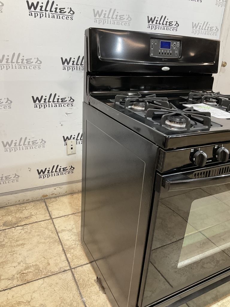 Whirlpool Used Natural Gas Stove 30inches (Black)