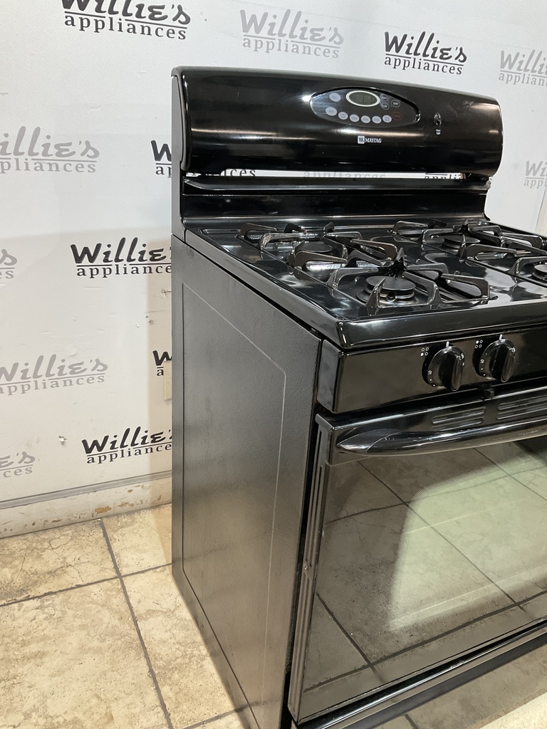 Maytag Used Natural Gas Stove 30inches (Black) 