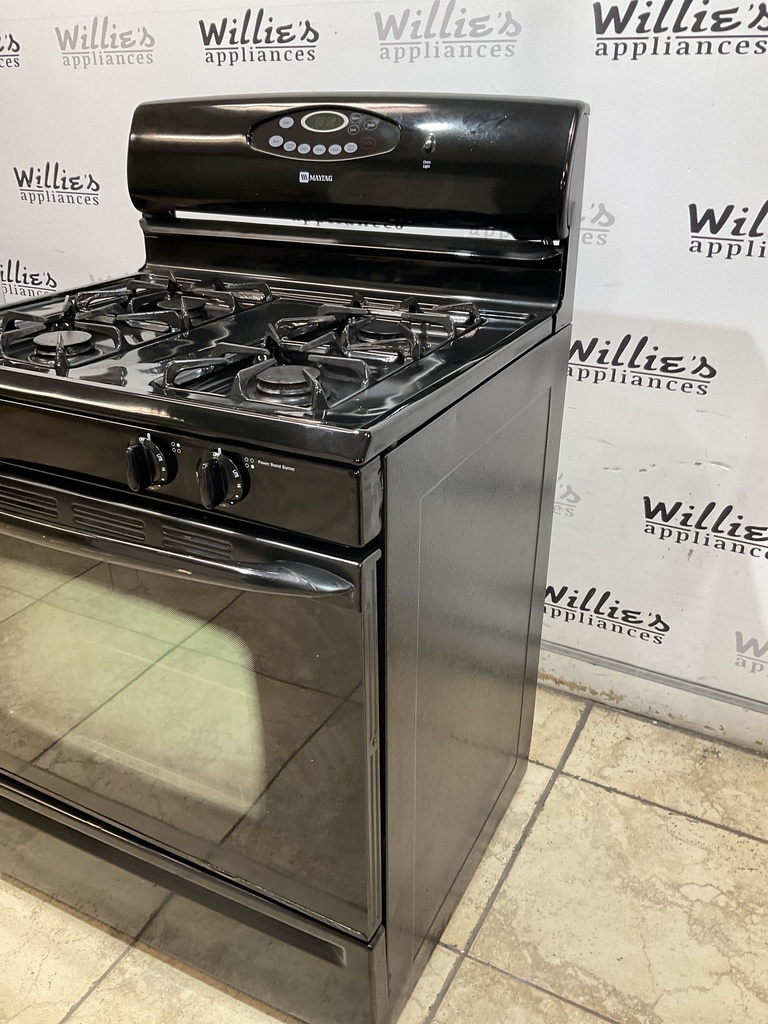 Maytag Used Natural Gas Stove 30inches (Black) 