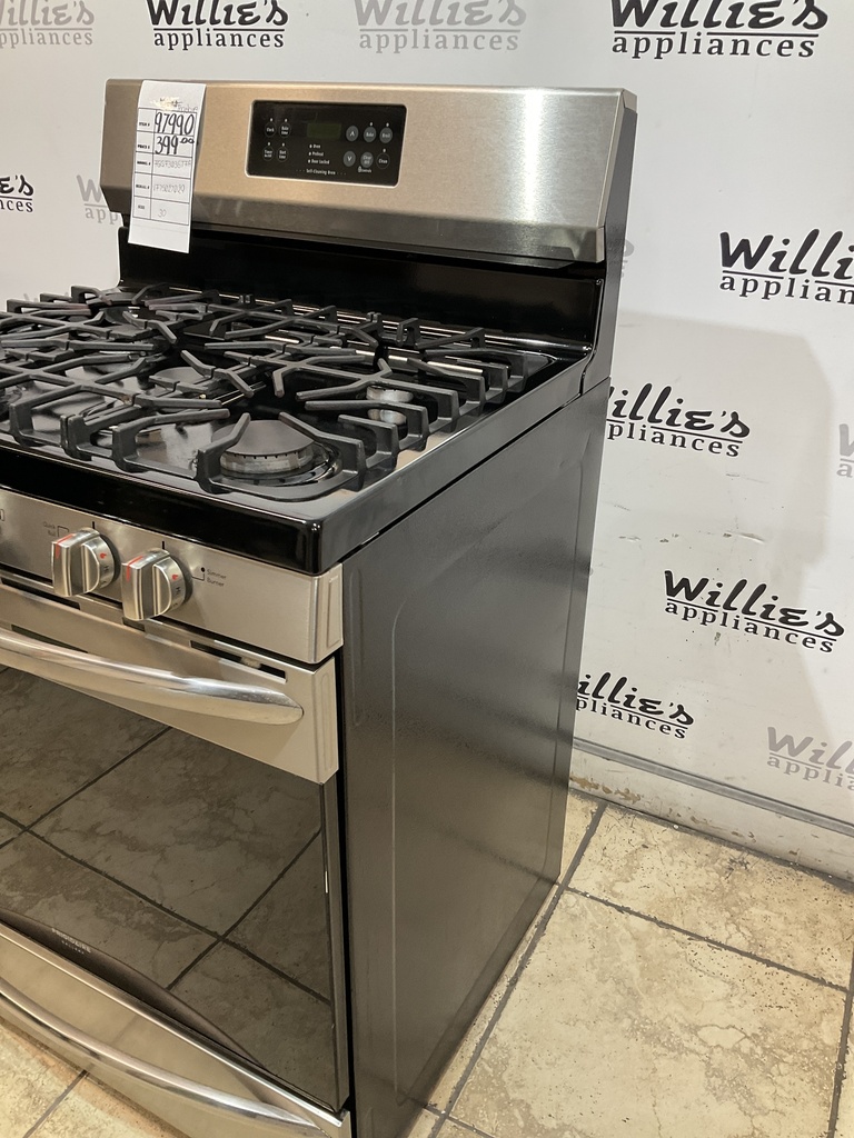 Frigidaire Used Natural Gas Stove 30inches (Stainless Steel) 