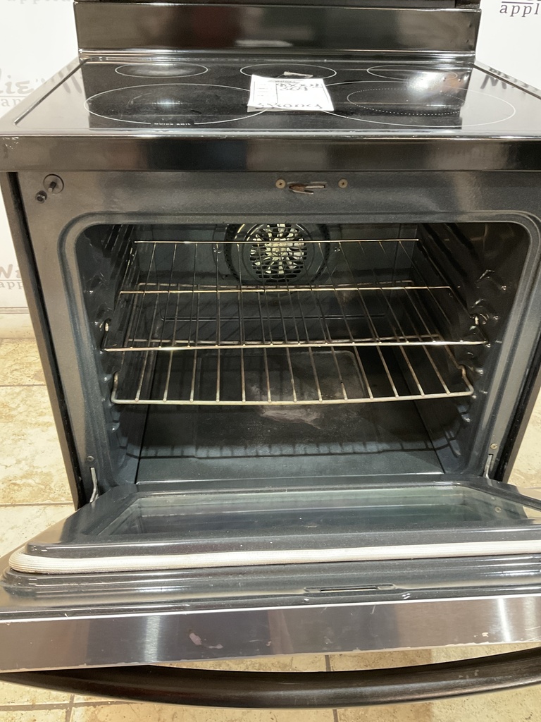 Frigidaire Used Electric Stove 220 volts(40/50 AMP) 30inches {3 prong} (Black Stainless Steel) 