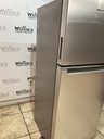 Whirlpool Used Refrigerator Top and Bottom 24x61 1/2” (Stainless Steel) 