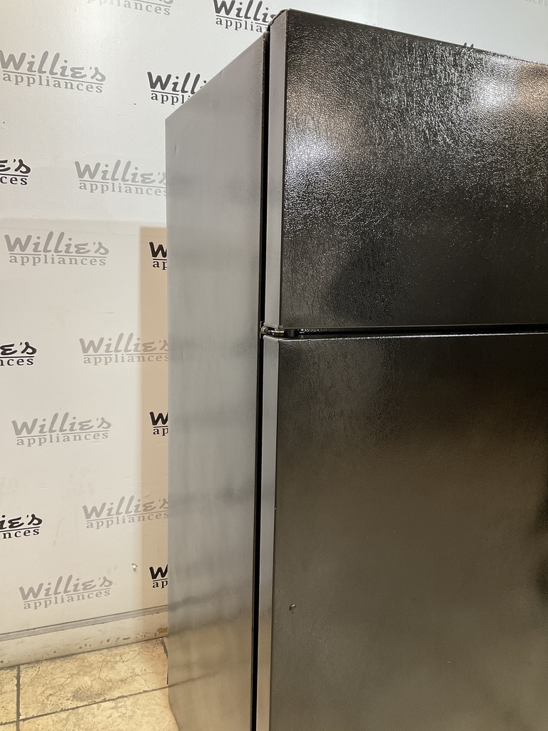 Ge Used Refrigerator Top and Bottom 28x64 1/2” (Black) 