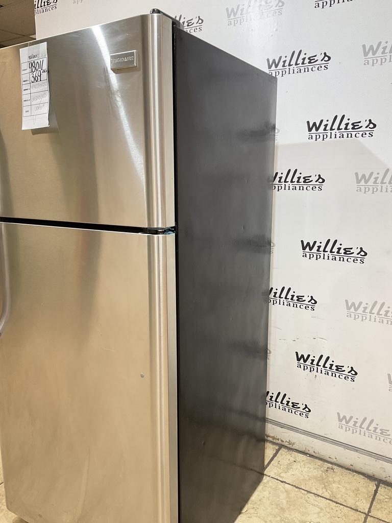 Frigidaire Used Refrigerator Top and Bottom 30x65 1/2" (Stainless Steel) 