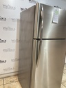 Frigidaire Used Refrigerator Top and Bottom 30x66 1/2” (Stainless Steel) 