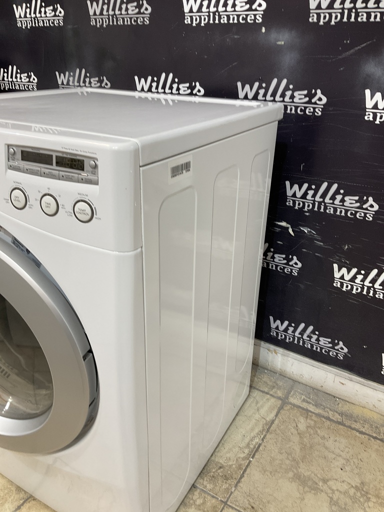 Lg Used Electric Dryer 220volts (30 AMP) 27inches {3 prong} (White)