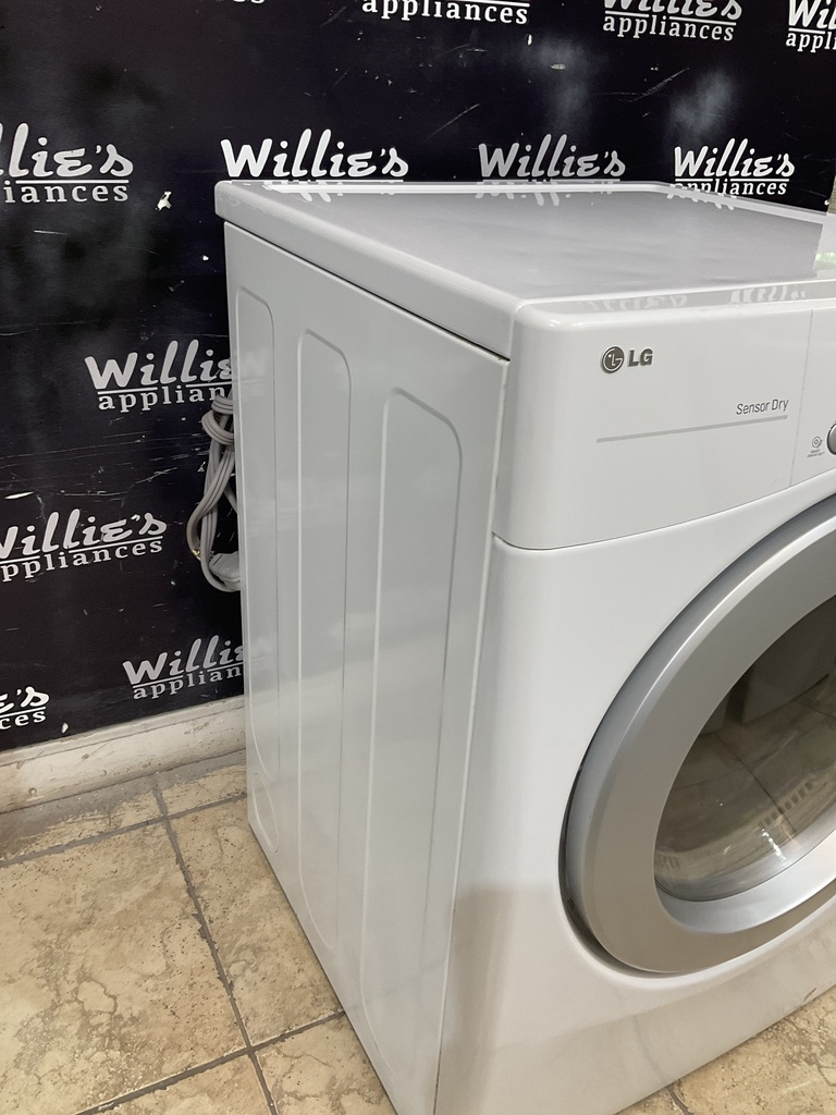 Lg Used Electric Dryer 220volts (30 AMP) 27inches {3 prong} (White)