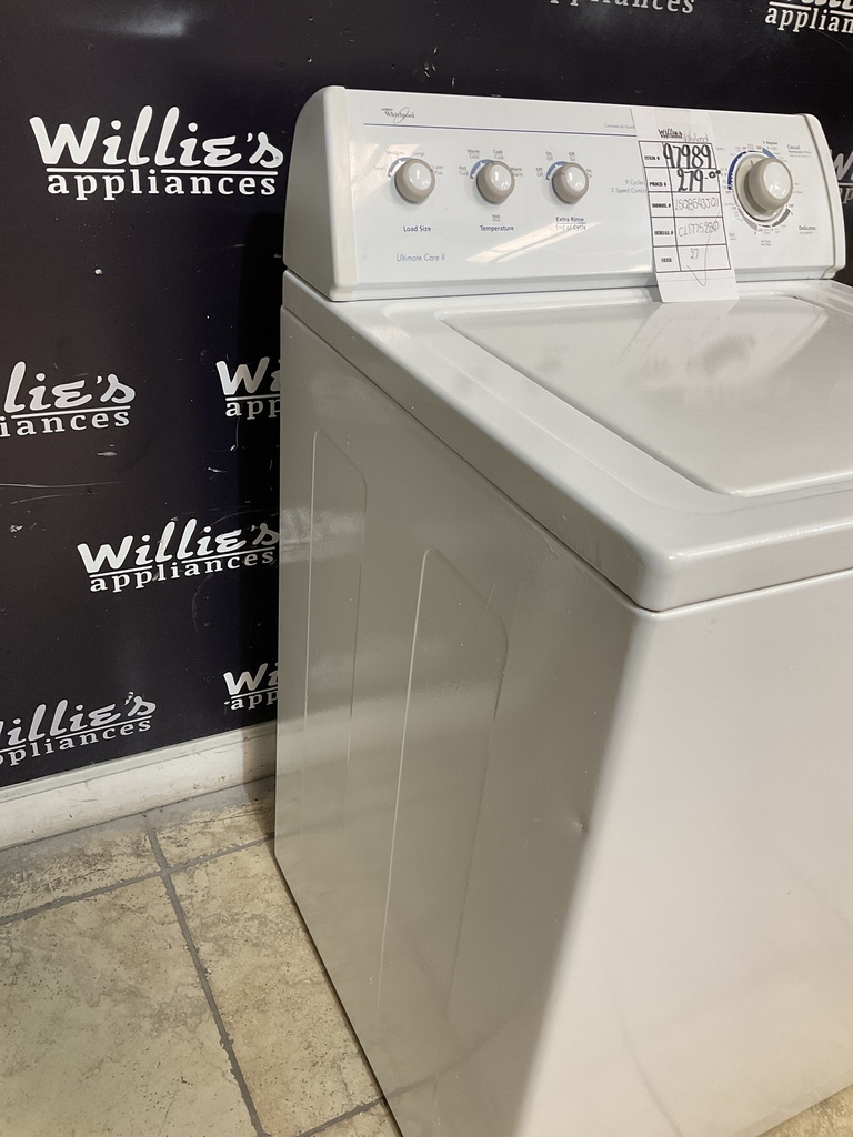 Whirlpool Used Washer Top-load 27inches (White) 