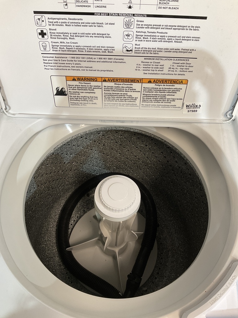 Whirlpool Used Washer Top-load 27inches (White) 