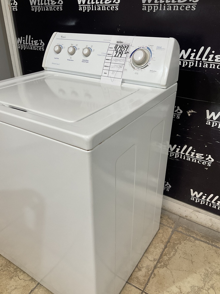 Whirlpool Used Washer Top-load 27inches (White) 