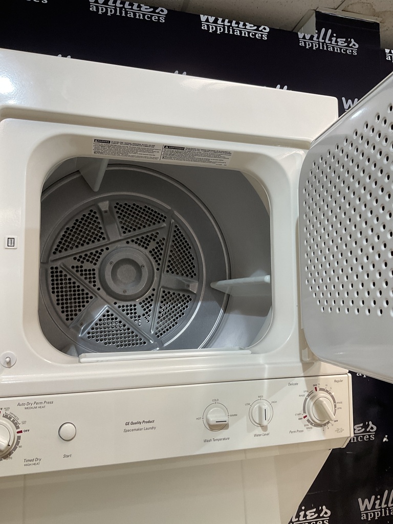 Ge Used Electric Unit Stackable 220volts (30 AMP) 27x74 {3 prong} (Bisque) 
