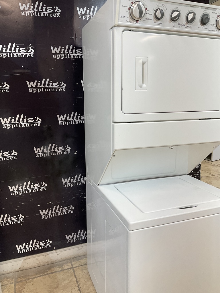 Whirlpool Used Unit Stackable Natural Gas 27x72 1/2” (White) 