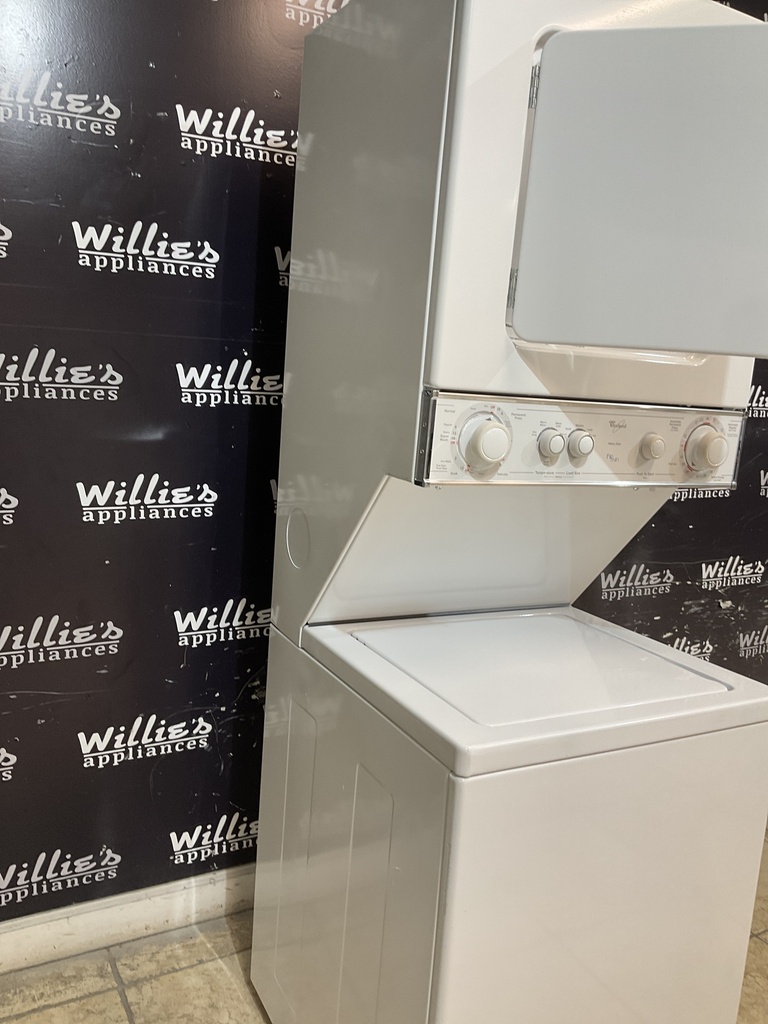 Whirlpool Used Natural Gas Unit Stackable 24x71 1/2” (White) 