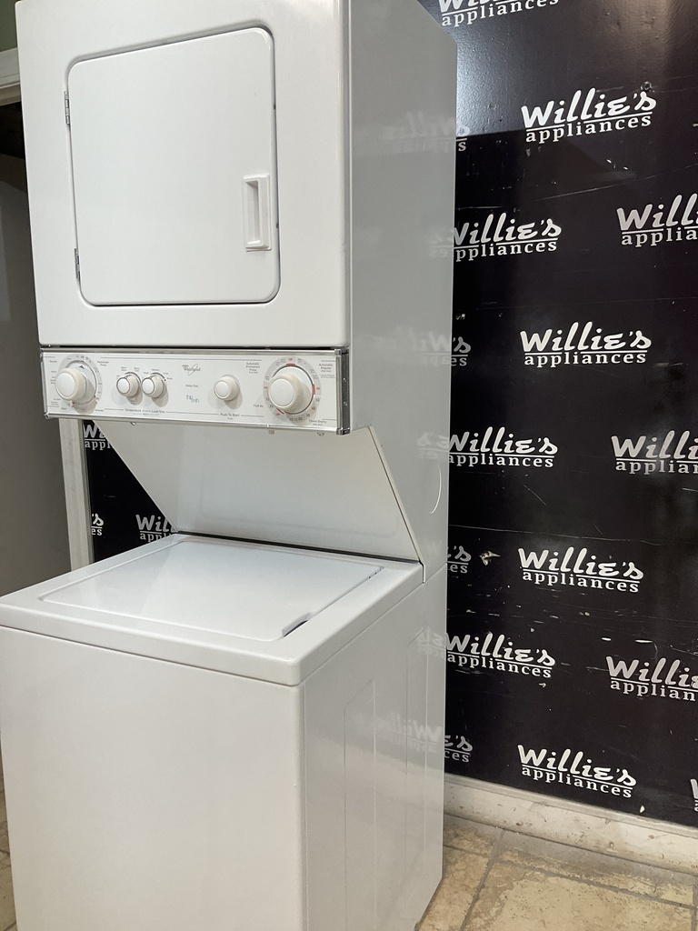 Whirlpool Used Natural Gas Unit Stackable 24x71 1/2” (White) 