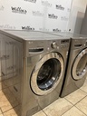 Lg Used Natural Gas Set Washer/Dryer 27inches  (Grey) 
