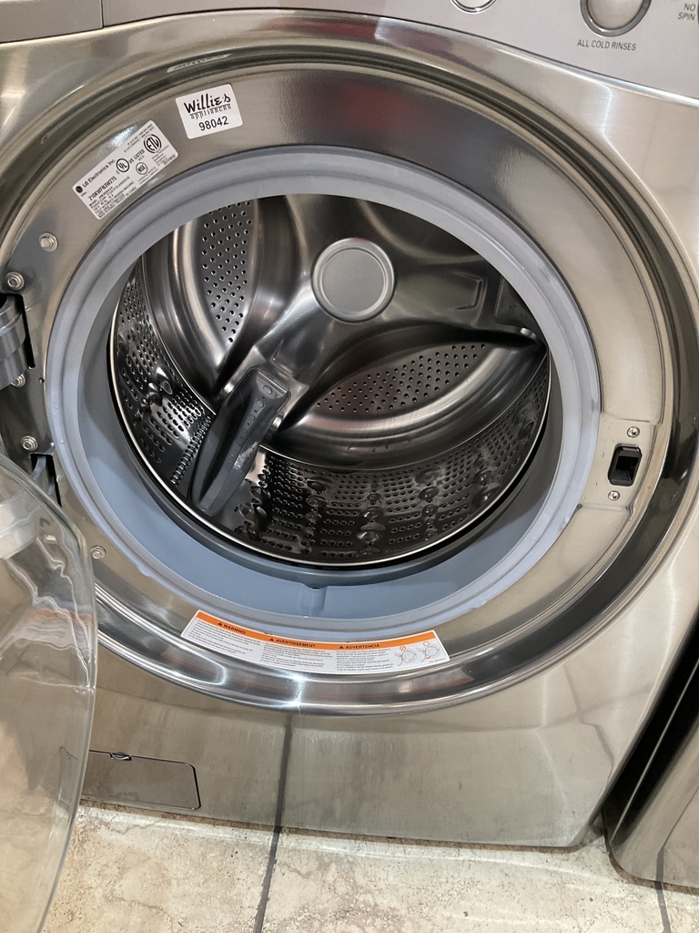 Lg Used Natural Gas Set Washer/Dryer 27inches  (Grey) 