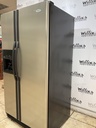 Whirlpool Used Refrigerator Side by side 36x68 1/2 (Stainless Steel) 