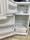 Ge Used Refrigerator Top and Bottom 28x61 1/2” (White) 