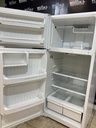 Hotpoint Used Refrigerator Top and Bottom 28x64 1/2” (White) 