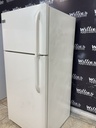 Frigidaire Used Refrigerator Top and Bottom 30x65 1/2” (Bisque) 