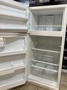 Frigidaire Used Refrigerator Top and Bottom 30x65 1/2” (Bisque) 