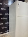 Frigidaire Used Refrigerator Top and Bottom 30x65 1/2” (Bisque) 