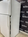 Whirlpool Used Refrigerator Top and Bottom 30x65 1/2” (White)