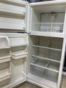 Whirlpool Used Refrigerator Top and Bottom 30x65 1/2” (White)