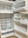 Ge Used Refrigerator Top and Bottom 28x67 (White) 