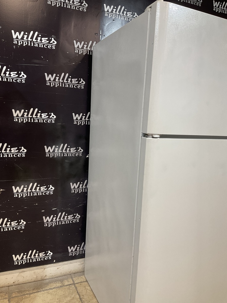 Frigidaire Used Refrigerator Top and Bottom 30x68 1/2” (White) 