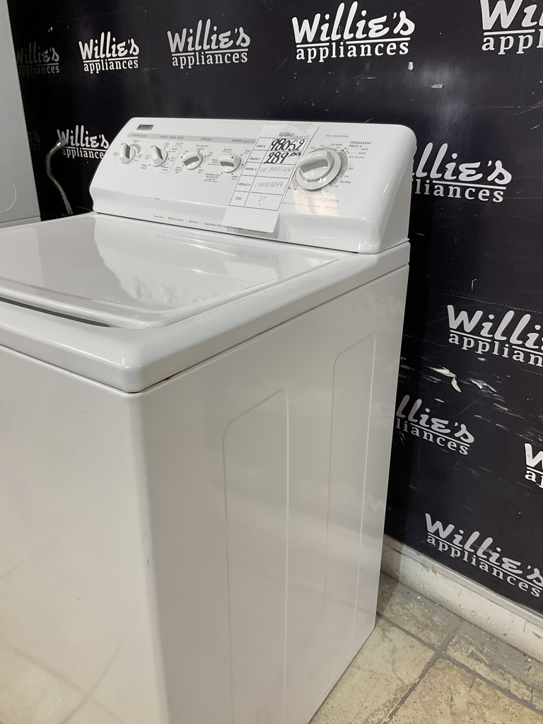 Kenmore Used Washer Top-load 27inches (White) 