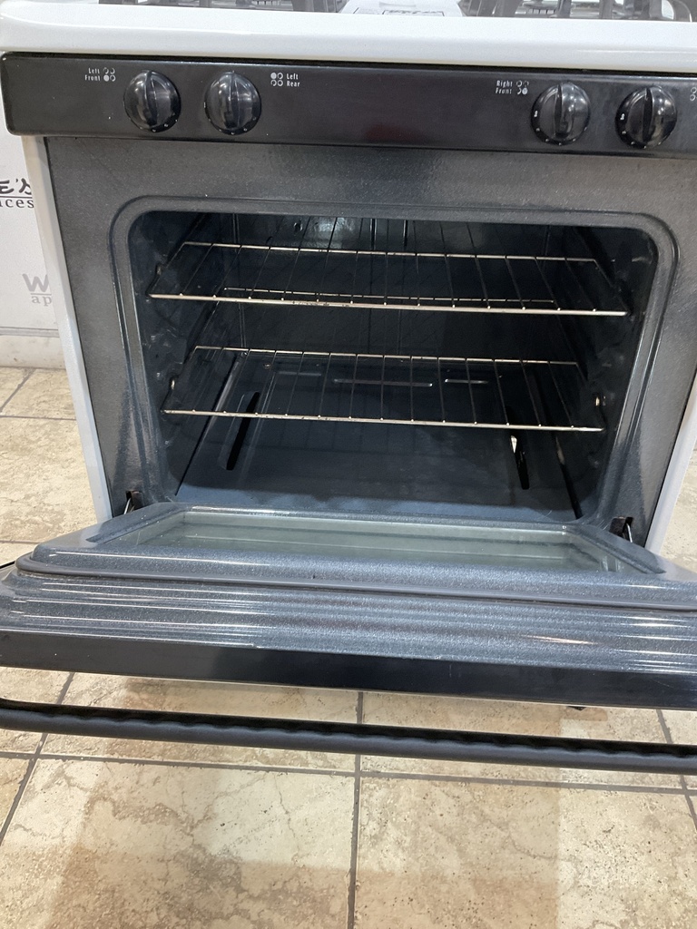 Frigidaire Used Natural Gas Stove 30inches (White/Black)