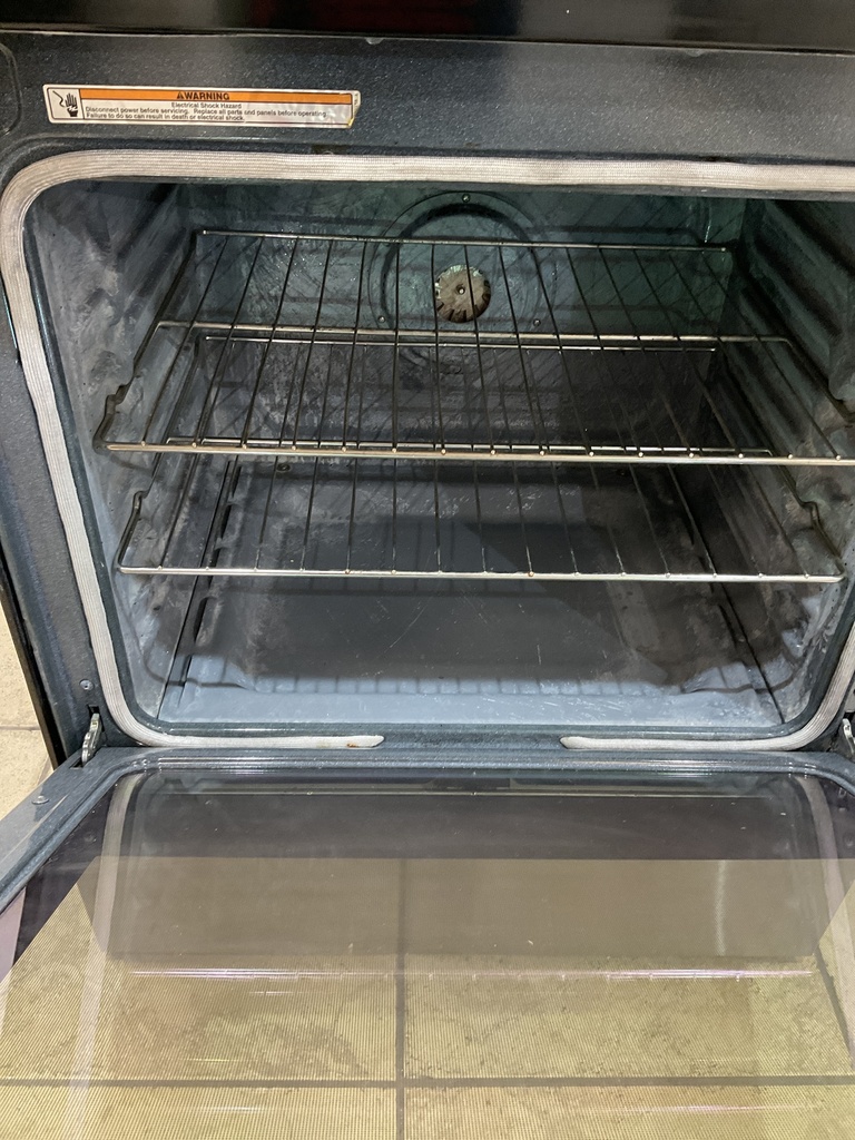 Whirlpool Used Electric Stove 220volts (40/50 AMP) 30inches {4 prong} (Black) 