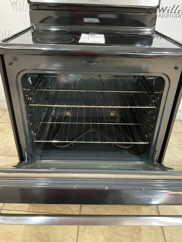 Frigidaire Used Electric Stove 220volts (40/50 AMP) 30inches {no cord} (Stainless Steel)