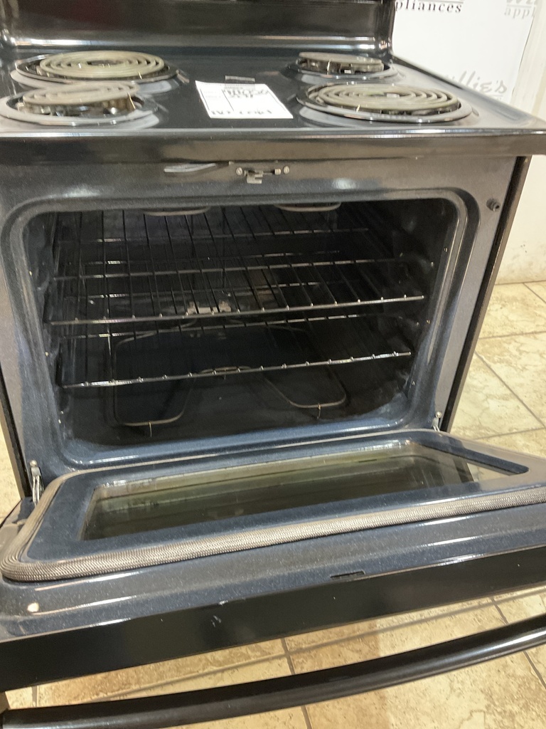 Ge Used Electric Stove 220volts (40/50 AMP) 30inches {no cord} (Black) 