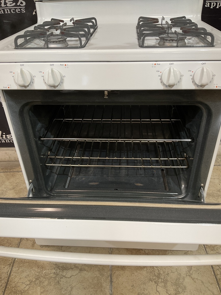 Hotpoint Used Natural Gas Stove 30inches (White) 